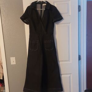 Maeve By Anthropology Super Cute Wide Leg Jumpsuit Size 8 New Without Tags